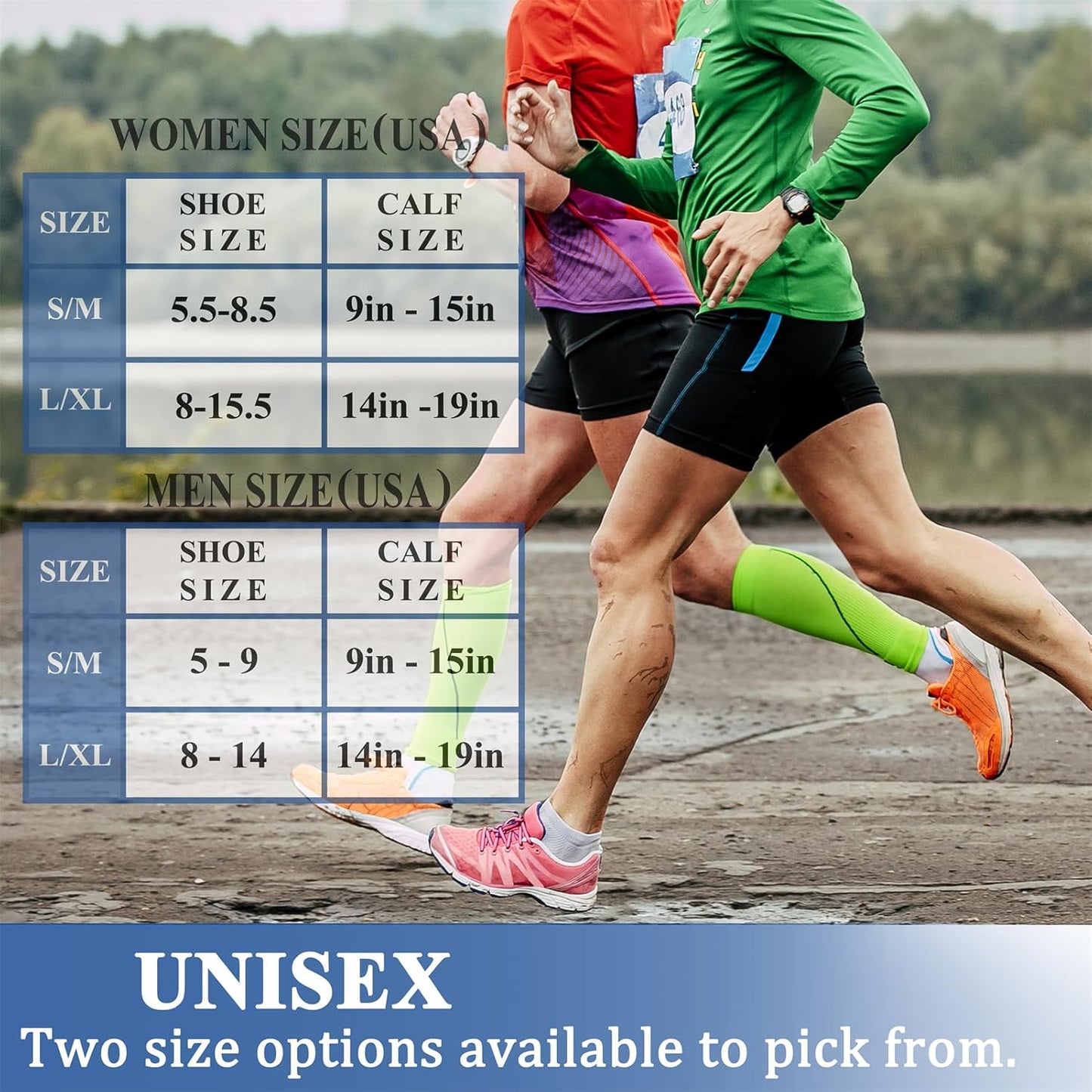 CHARMKING Compression Socks for Women & Men Circulation (3 Pairs) 15-20 mmHg is Best Support for Athletic Running Cycling