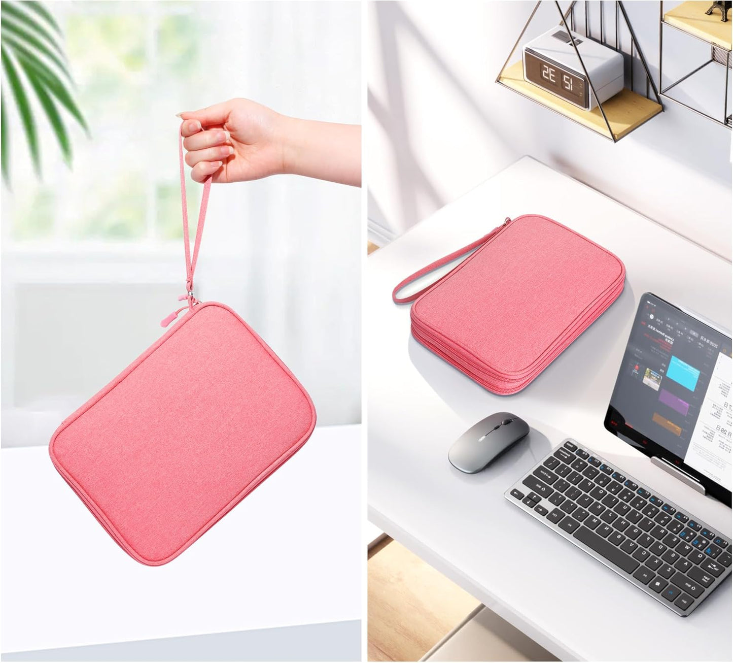 CILLA Electronics Organizer Travel, Travel Cord Organizer Case, Compact Electronics Accessories Bag for Cable, Cord, Charger, Phone