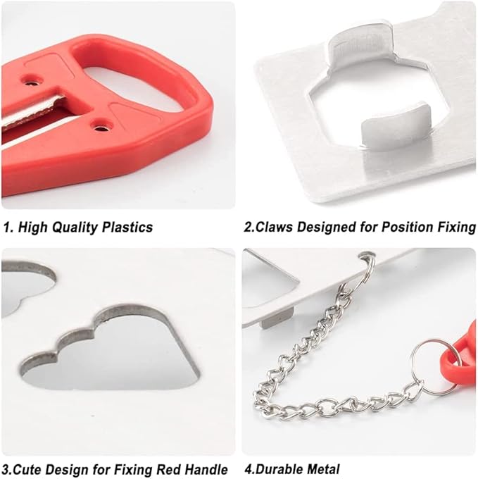 2 Pack Portable Door Lock Home Security Door Lock Travel Lockdown Locks for Additional Safety and Privacy Perfect for Traveling Hotel Home Apartment College 2024 New Model