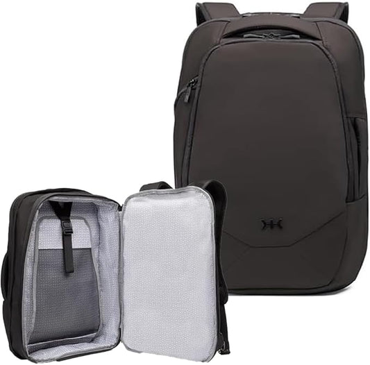 Knack Small Series 2 Laptop Backpack Fits up to 16 Inch Laptops - Knack Bags Carry-On Backpack, TSA Approved, Expandable Travel Backpacks With 2 Day Outfit Capacity, Midnight Black