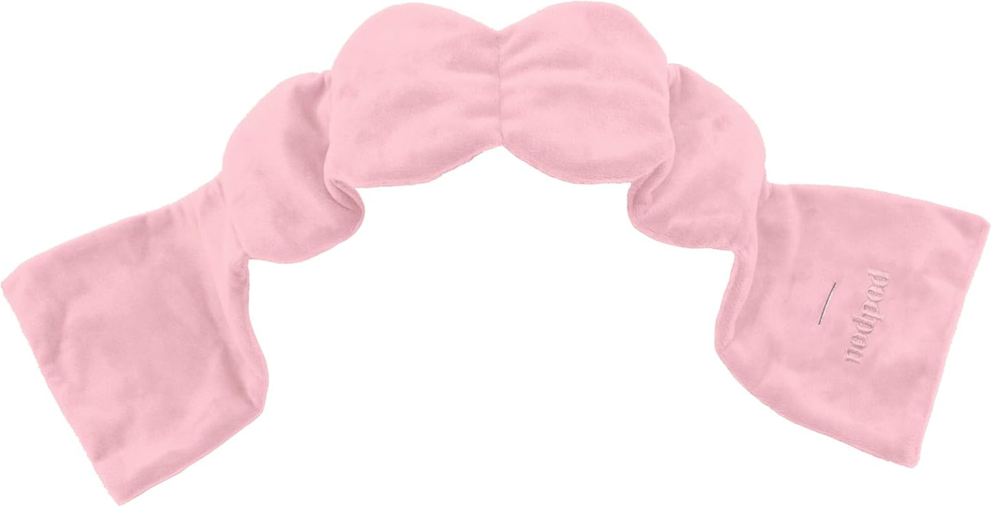 Nodpod Gentle Pressure Sleep Mask | Patented Light Blocking Design for Sleeping, Traveling & Relaxation - Blush Pink