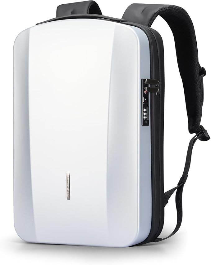 MARK RYDEN Laptop Backpack for Men, Hard Shell Anti-Theft Backpack with TSA Approved Lock and USB Charging Port, Business Backpack for Working, Commuting