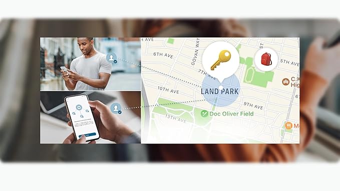 [2025 New, Designed in California], Tagigo Tracker, Compatible with Find Hub, Replaceable Battery, Ideal for Keys, Bags, Luggage, etc (Android Only - Pink)