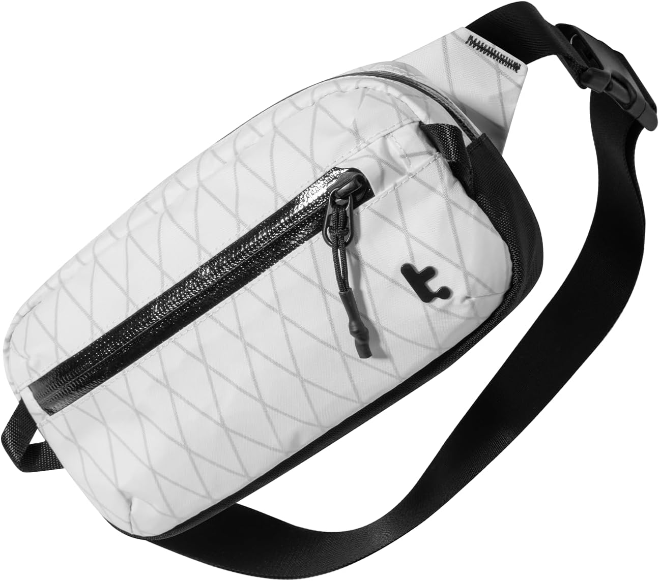 tomtoc 1.5L X-Pac Sling Bag with RFID Blocking, Crossbody Bag Minimalist Chest Shoulder Pack for Men/Women, Water-resistant Lightweight Casual Funny Pack for Travel, Daily Commute