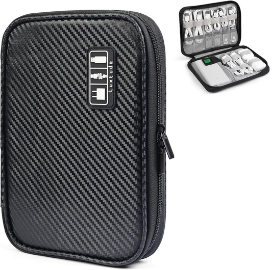 Luxtude Cord Organizer Travel, Cable Organizer Bag, Portable Electronics Organizer, Travel Essentials for Cord Storage/Charger Storage/Cable Storage
