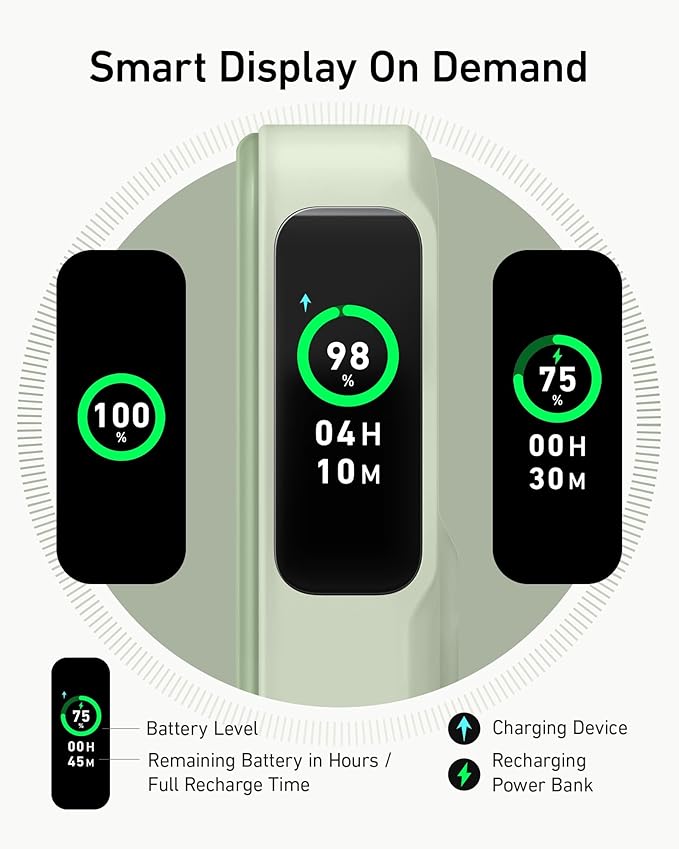 Anker MagGo Power Bank, Qi2 Certified 15W Ultra-Fast MagSafe-Compatible Portable Charger, 10,000mAh Battery Pack with Smart Display and Foldable Stand, For iPhone 15/14/13/12 Only(USB-C Cable Include)