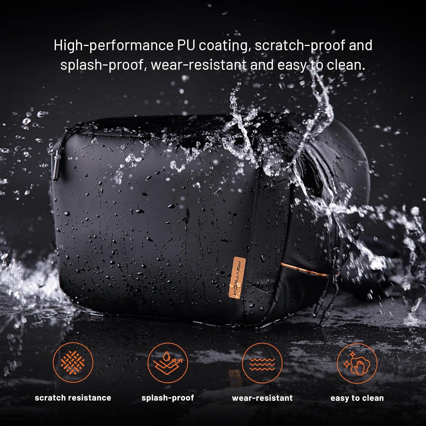 PGYTECH OneGo Solo V2 Camera Sling Bag, 4L Camera Chest Bag Crossbody Fanny Pack for Urban Travel Photographers, Small Camera Bag for Sony/Canon/Nikon/Mirrorless/Fuji Cameras