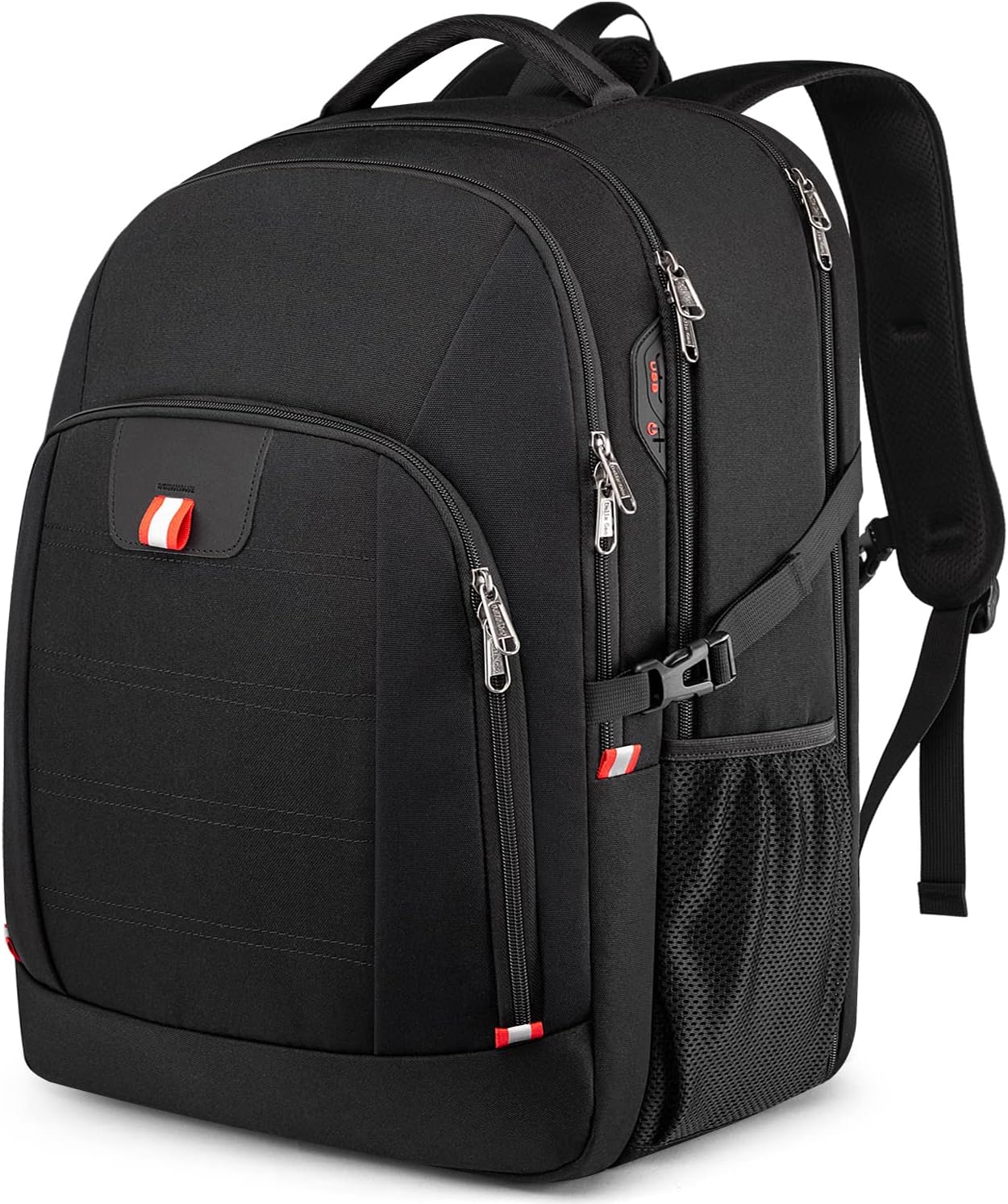Travel Laptop Backpack, 18.4 inch Extra Large Backpack for Men and Women, 45L Capacity Business Computer Back Pack (Black, 18.4 Inch)