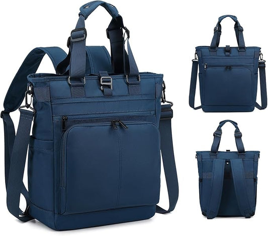 mygreen Tokyo Tote Messenger Backpack Convertible Tote Bag and Backpack, Fits 15.6" Laptop