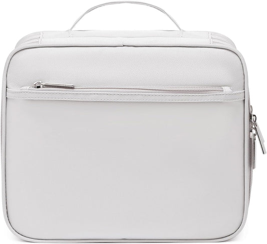 mygreen Electronic Bag Travel Cable Accessories Bag Waterproof Triple Layer Electronics Organizer Portable Storage Case for Cable, Cord, Charger, Phone, Adapter, Power Bank, Kindle, Hard Drives Gray