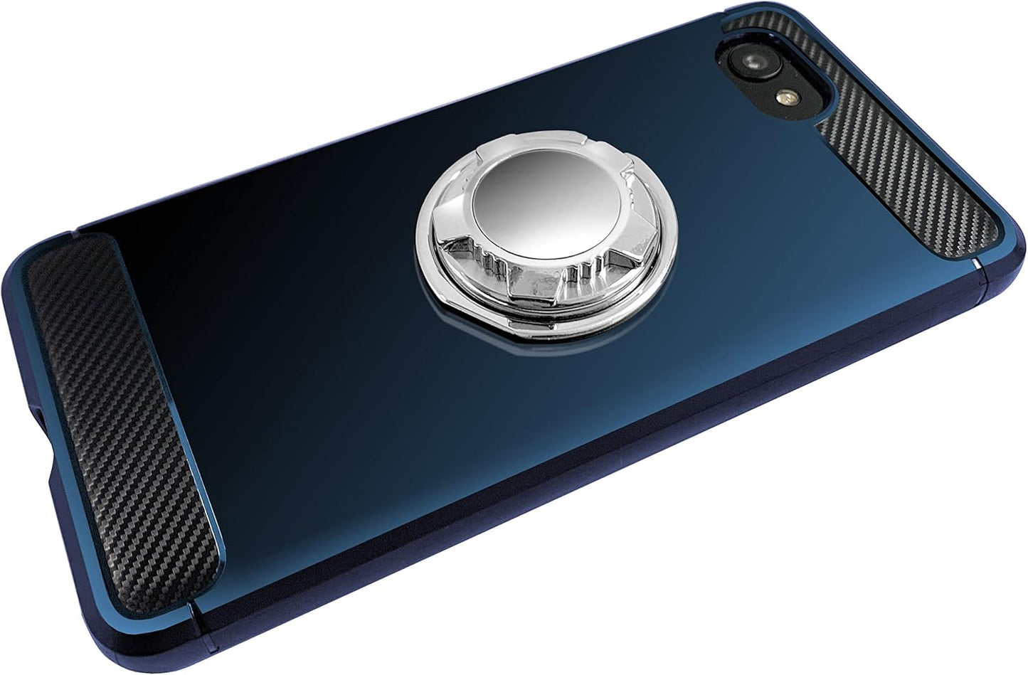 Phone Stash Metal Pill Organizer for Phone, Portable Compact Pill Box, Phone Medication Case with Kick Stand to Hold Pills & Supplements - Gift for Mom, Dad, & Elderly