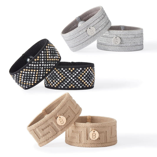 Acupressure Relief Band - Classics Pack (Large) - Motion Sickness Bands and Nausea Relief for Pregnant Women | Travel, Pregnancy, Cruise