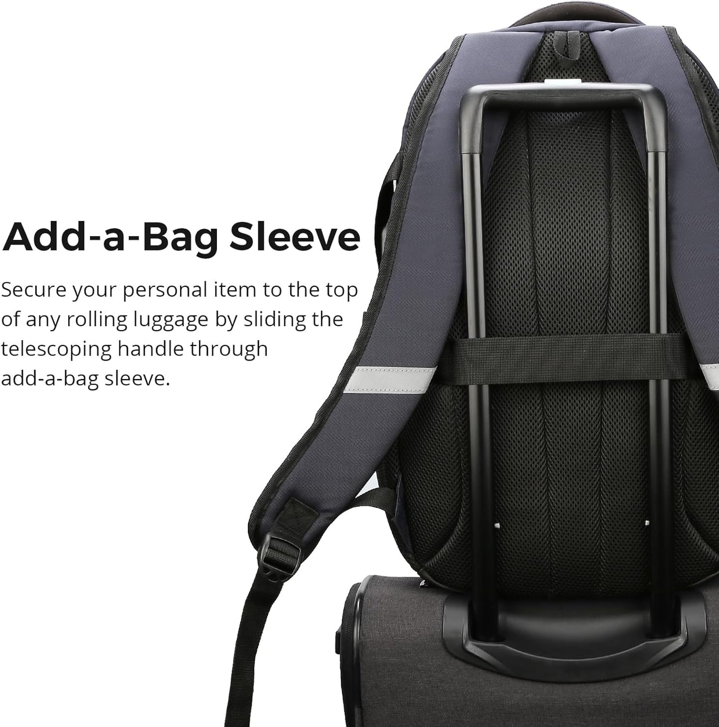 Swissdigital Design Laptop Backpack with USB Charging Port, TSA Travel Backpack Fits 15.6 inches Computer, 31L College School Backpack for Men, Blue Camo | SD803