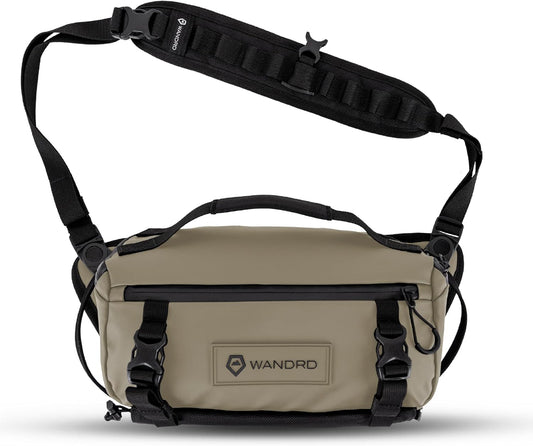 WANDRD ROGUE V1 6L Sling: Compact Camera Sling and Crossbody Bag with Fast Access, 3-Way Carry– Lightweight Everyday Bag Great for Travel, Photography, and Daily Use (Yuma Tan)
