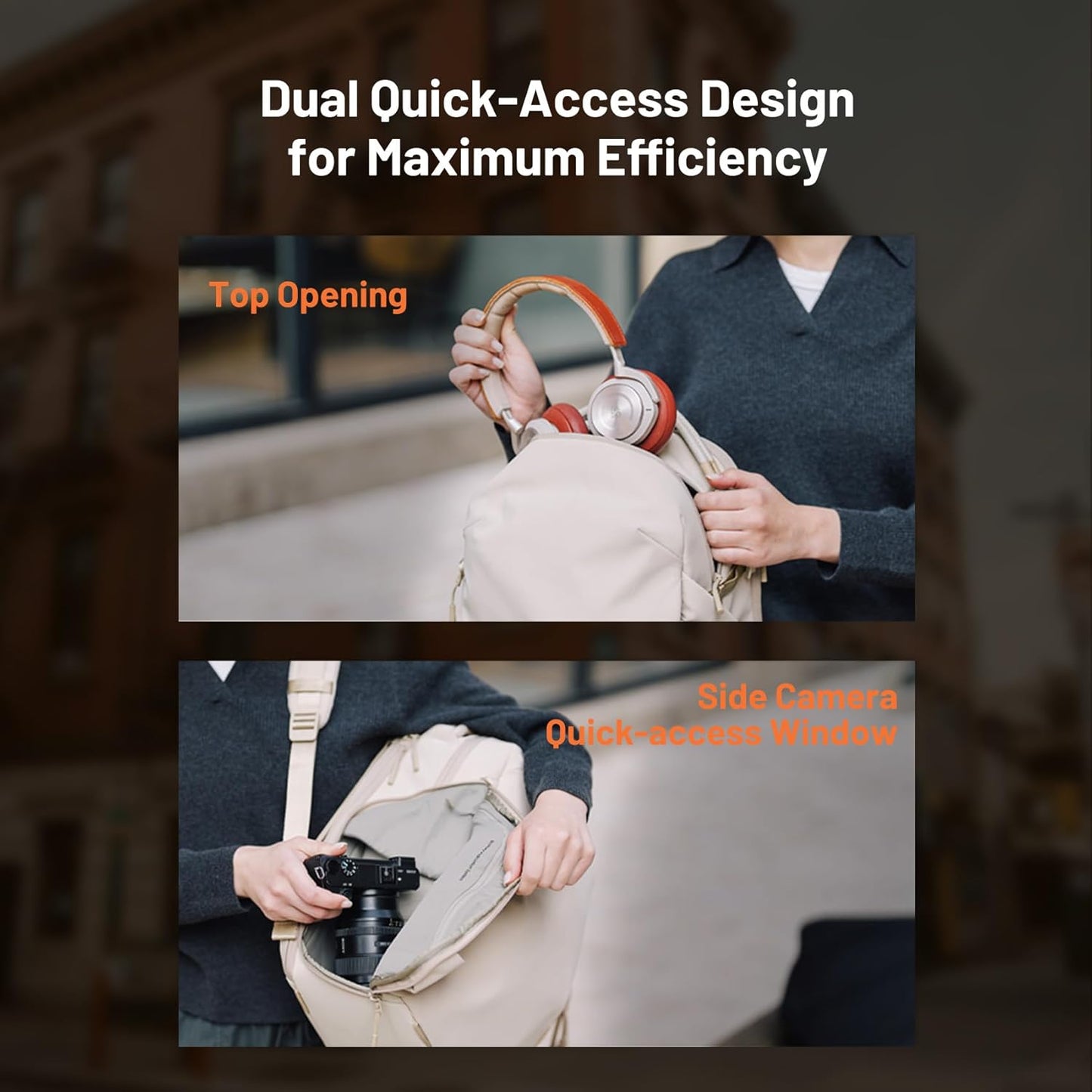 PGYTECH OneGo Lite 16L Camera Backpack Water-Resistant DSLR/Mirrorless Bag for Sony/Canon/Fujifilm, Drone Backpack, Tripod Mount Travel & Weekend Photography Pack for 14" Laptop(Forest)