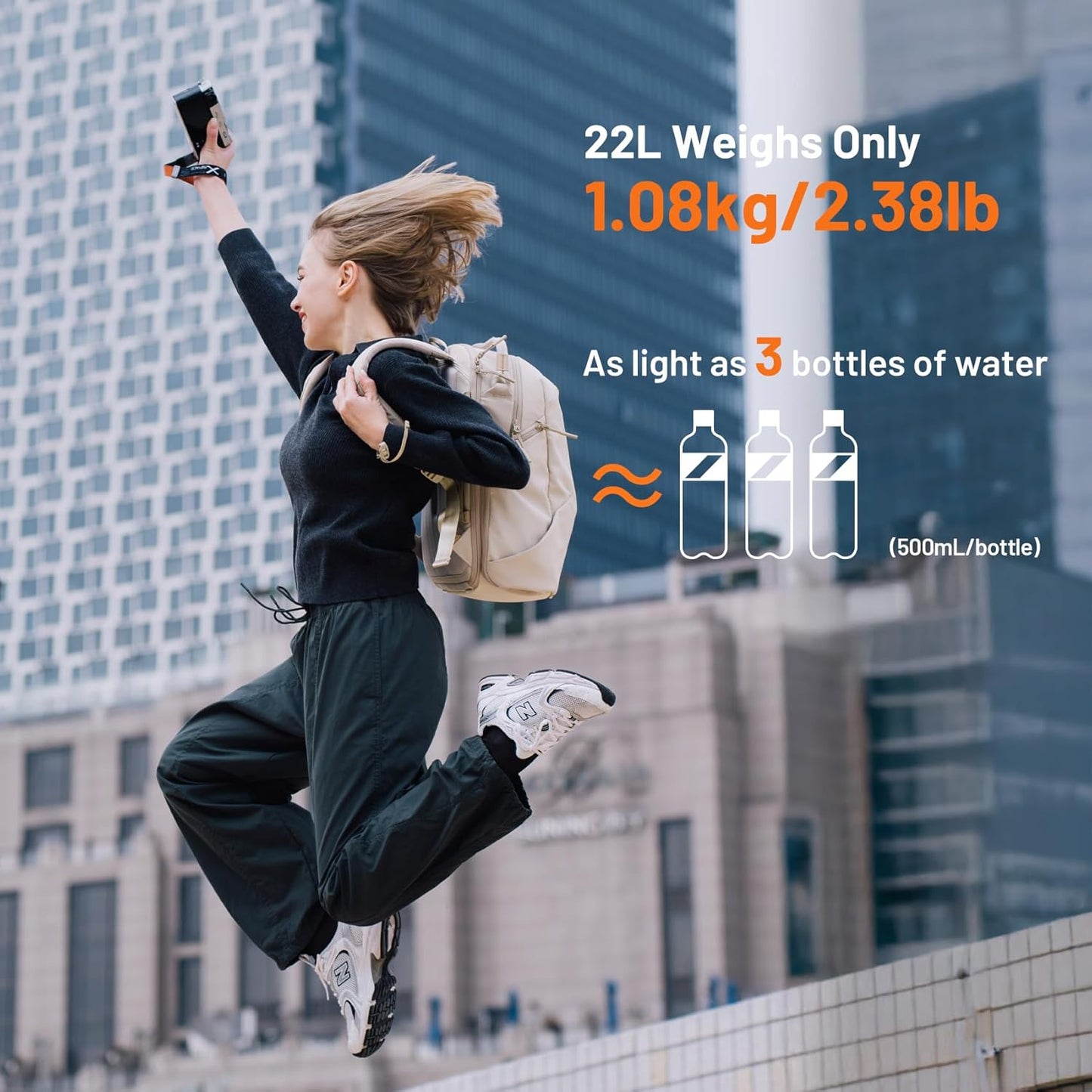 PGYTECH OneGo Lite Camera Backpack Water-Resistant DSLR/Mirrorless Bag 22L