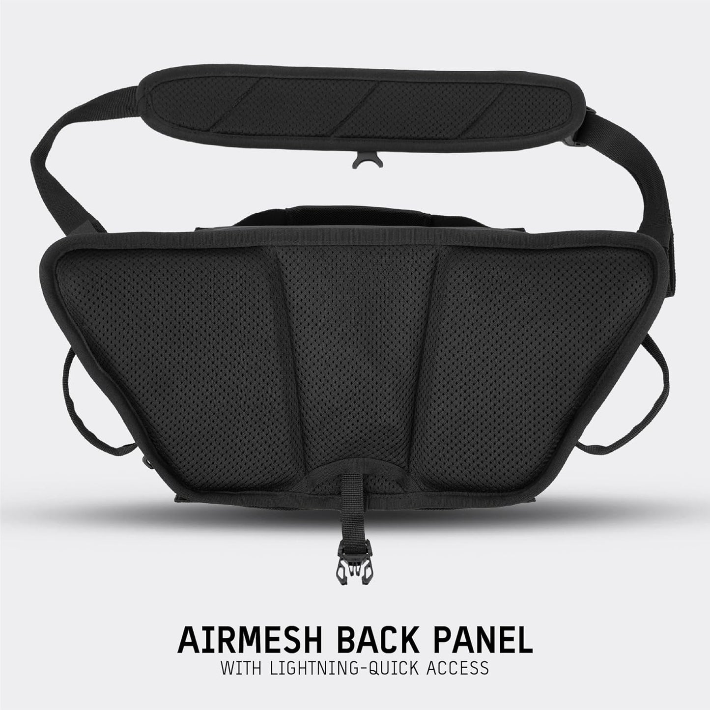 WANDRD ROGUE V1 6L Sling: Compact Camera Sling and Crossbody Bag with Fast Access, 3-Way Carry– Lightweight Everyday Bag Great for Travel, Photography, and Daily Use (Black)