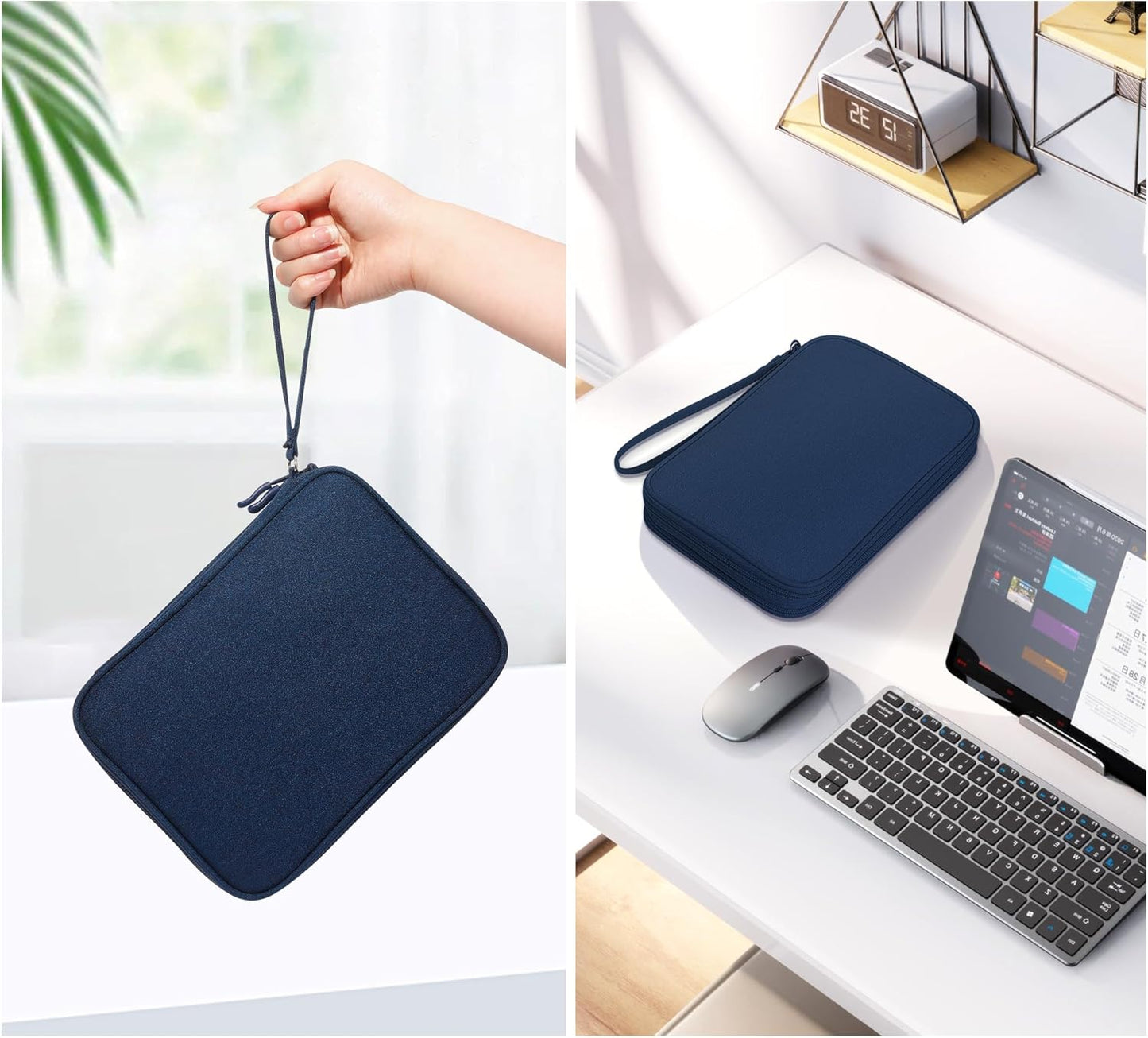 CILLA Electronics Organizer Travel, Travel Cord Organizer Case, Compact Electronics Accessories Bag for Cable, Cord, Charger, Phone