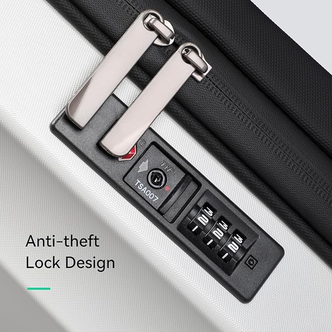 MARK RYDEN Laptop Backpack for Men, Hard Shell Anti-Theft Backpack with TSA Approved Lock and USB Charging Port, Business Backpack for Working, Commuting