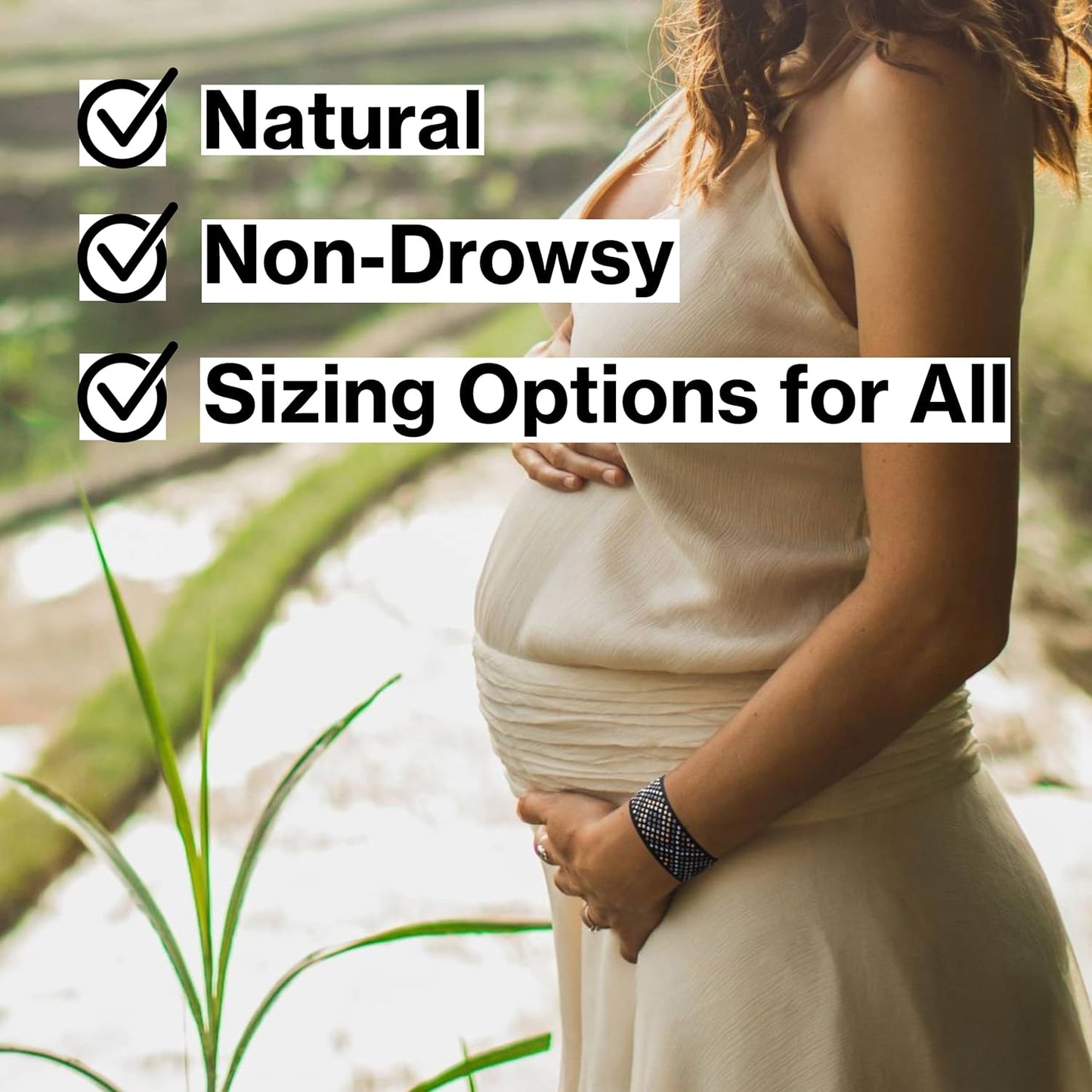 Acupressure Relief Band - Cecilia Duo (Medium) - Motion Sickness Bands and Nausea Relief for Pregnant Women | Travel, Pregnancy, Cruise