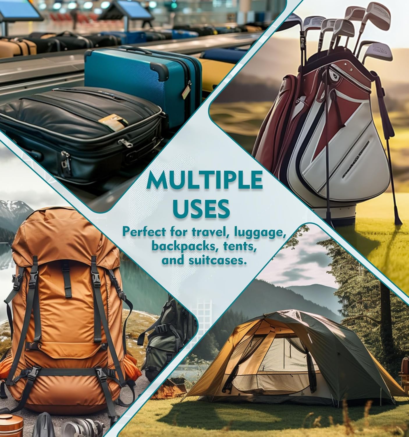 ANVIL 4 Digit Luggage Locks, TSA Locks for Luggage, Advanced TSA008 core, Alert Indicator for Your Travel Lock, Suitcase Lock. (3, Black)