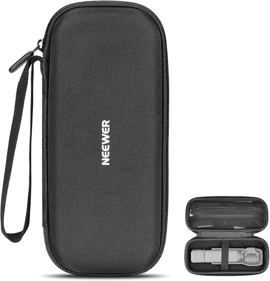 NEEWER Carrying Case for Pocket 3, Portable Hard Bag Compatible with DJI Osmo Pocket 3 Gimbal Camera & Handle & Creator Combo Filter Accessories, Internal Mesh Pocket Elastic Strap Plush Lining, AC025