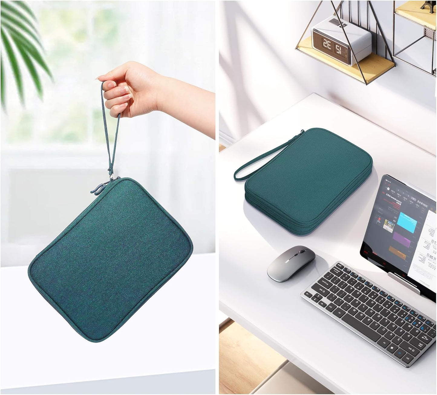 CILLA Electronics Organizer Travel, Travel Cord Organizer Case, Compact Electronics Accessories Bag for Cable, Cord, Charger, Phone