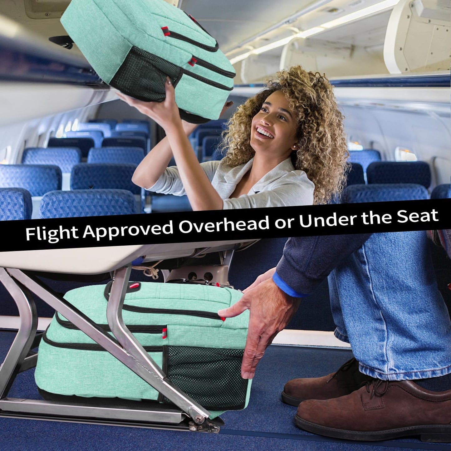 Travel Laptop Backpack, Anti Theft Backpack for Men and Women with USB Charging Port Business Computer Backpack Bag (Green, 15.6 Inch)