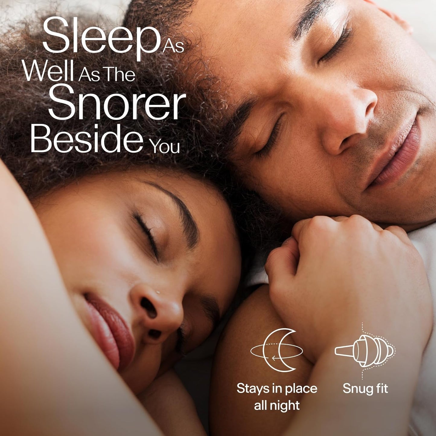 Alpine SleepDeep Mini - Soft Ear Plugs for Sleeping and Concentration - New 3D Oval Shape and Noise Reducing Gel for Better Attenuation - 27dB - Ideal for Side Sleeper - 1-Pair Reusable: S