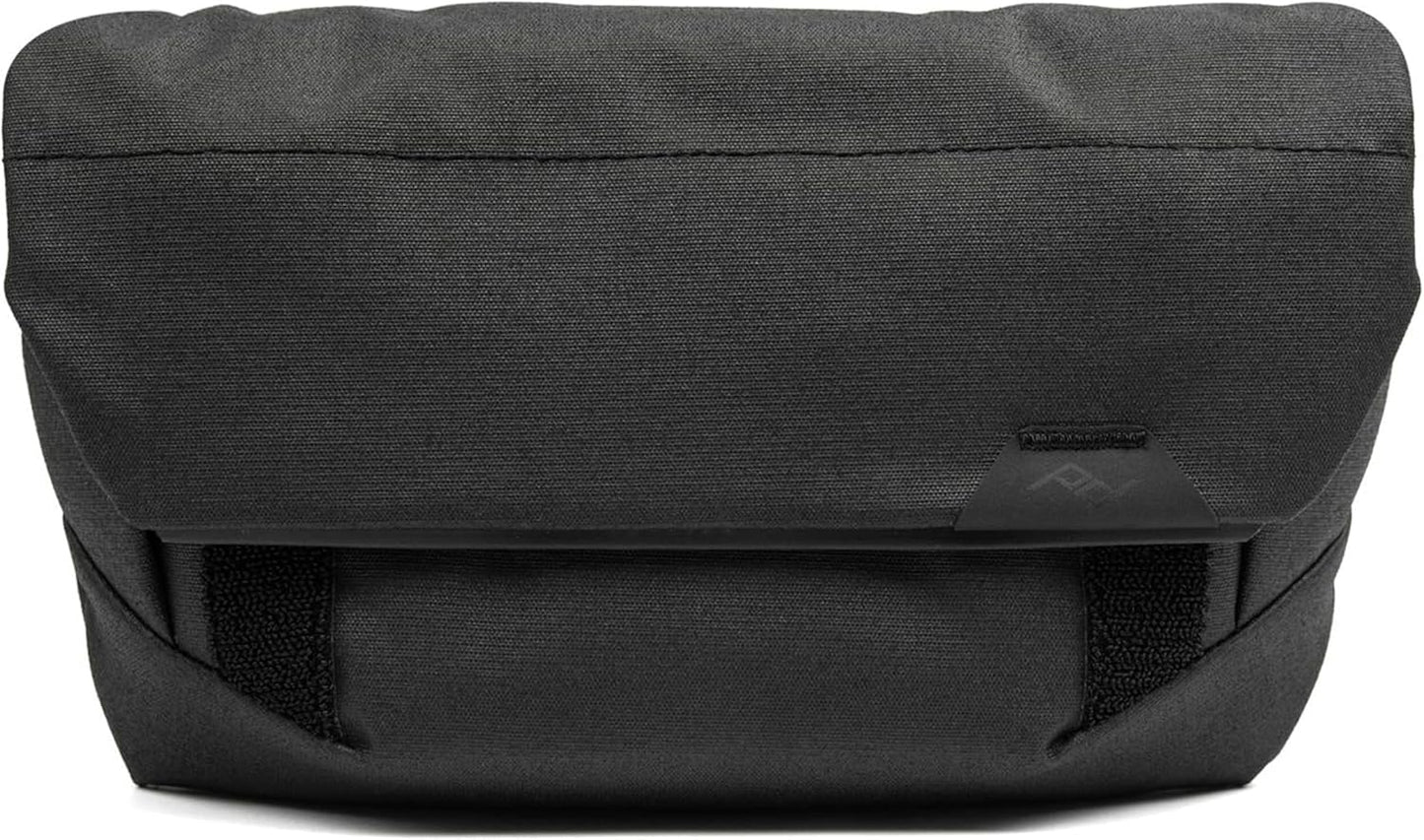 Peak Design Field Pouch V2, Black, 2-in-1 Organizer and Sling Bag, Adjustable Shoulder Strap and Integrated Belt Loops, Weatherproof Nylon Canvas, Organizer Pouch or Carry Bag for Men and Women