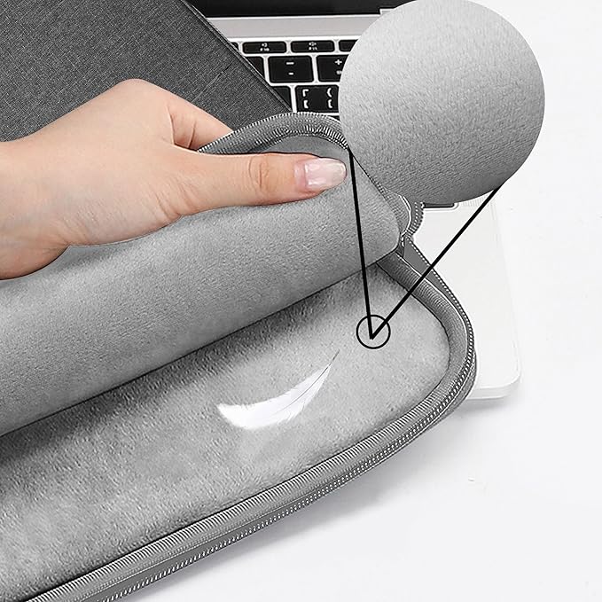 ZINZ Slim & Expandable Laptop Backpack 15 15.6 16 Inch Sleeve, Spill-Resistant Notebooks Bag Case for Most 14-16 Inch MacBooks Surface-Books Dell HP Lenovo Asus Computers,D01G02