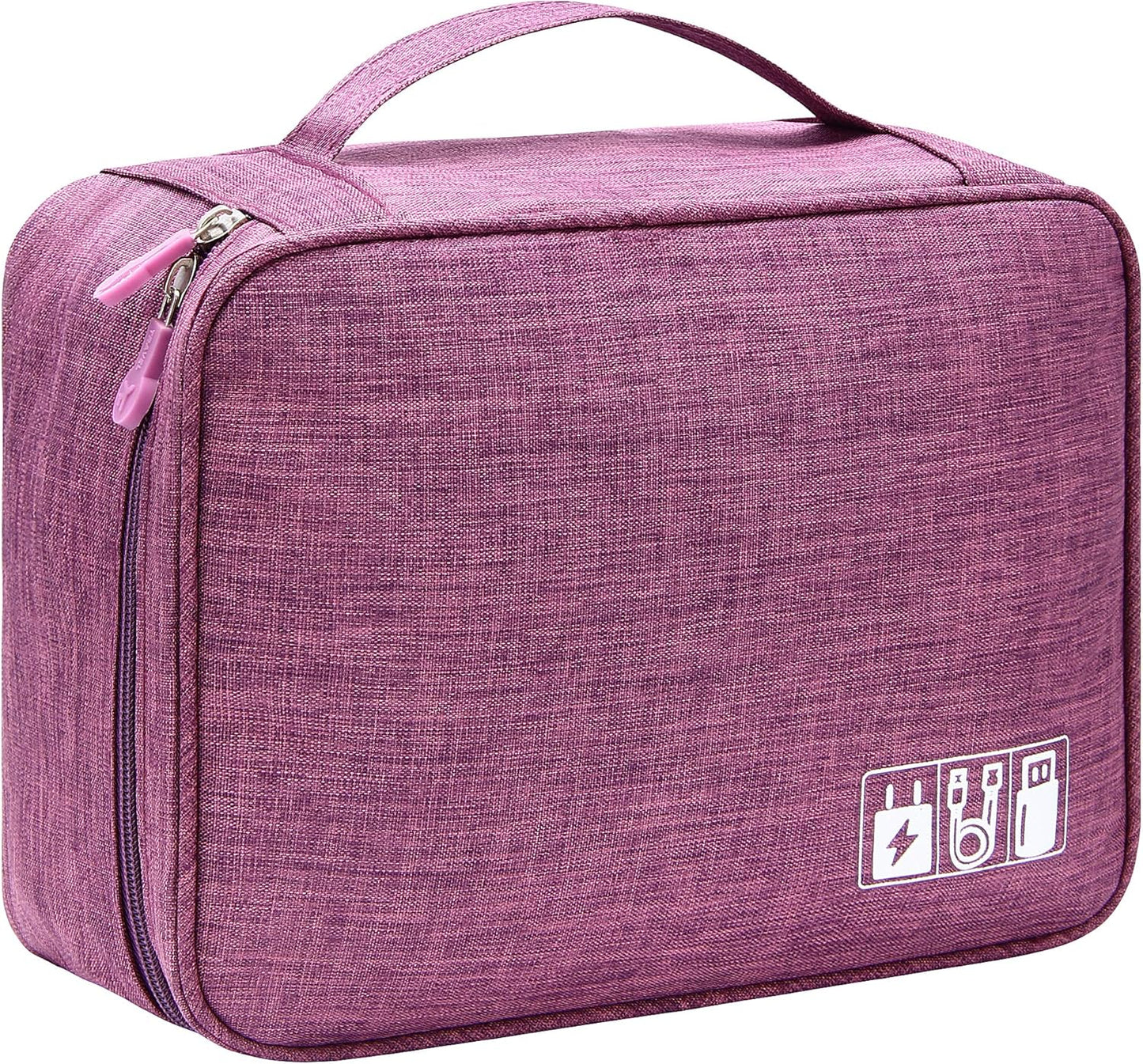 VOCUS Electronics Organizer Travel Cable Organizer Bag for Electronics Accessories, Portable Tech Carring Large Storage Case for Charger, Cord, Power Bank, Hardware