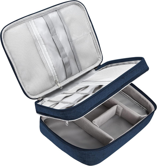 CILLA Electronics Organizer Travel, Travel Cord Organizer Case, Compact Electronics Accessories Bag for Cable, Cord, Charger, Phone